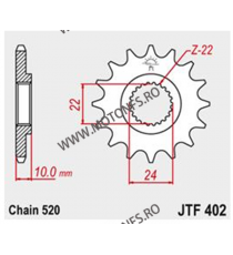 JT - Pinion (fata) JTF402, 16 dinti - BMW F650/ST ApriliaPegaso 1997- 105-484-16 JT Sprockets JT Sprockets Pinion 68,00 lei 6...