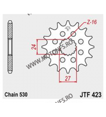 JT - Pinion (fata) JTF423, 18 dinti - B-King 1300/Hayabusa 1300 2008- 103-614-18 JT Sprockets JT Sprockets Pinion 88,00 lei 8...