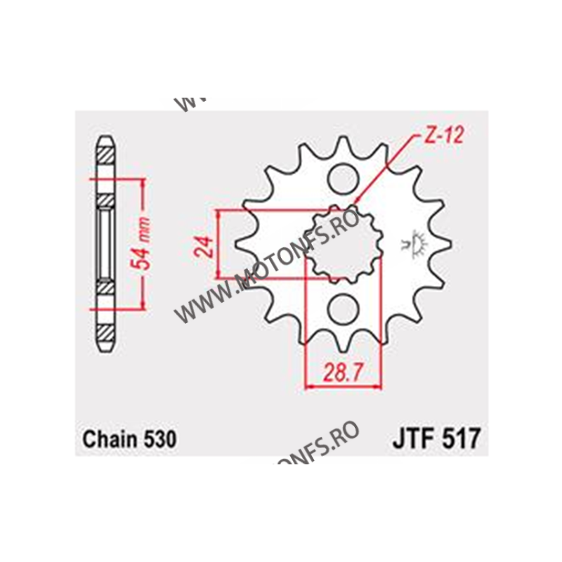 Pignon Transmission JT 283 Z15 Honda NSR 250