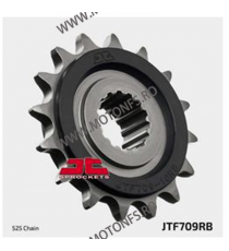 JT - Pinion (fata) JTF709RB (garnitura cauciuc), 16 dinti - Apr SL750 Shiver / Dorsoduro 105-519-16-2 / 726.709.16 JT Sprocke...