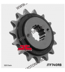 JT - Pinion (fata) JTF740RB (garnitura cauciuc), 15 dinti - Ducati 749/916/944/992/996 105-551-15-2 / 726.03.00 JT Sprockets ...