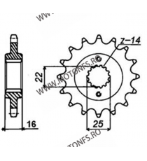 SUNSTAR - Pinion (fata) 38115, 15 dinti - Duc 900Monster i.e 2000-2002 105-415-15 SUNSTAR PINION JT Sprockets Pinion 78,00 le...