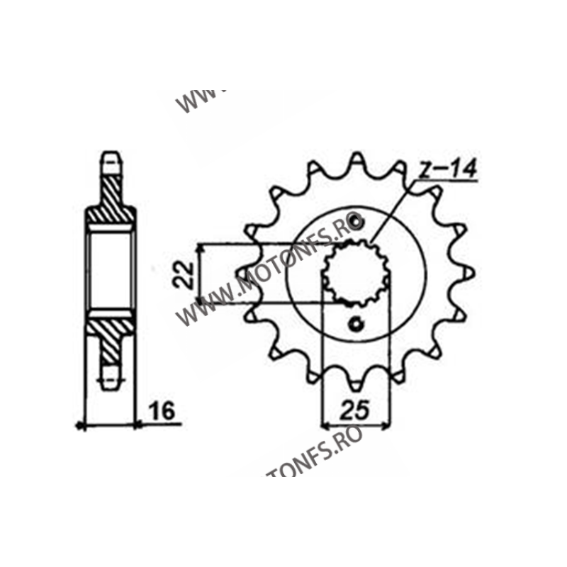 SUNSTAR - Pinion (fata) 38115, 15 dinti - Duc 900Monster i.e 2000-2002 105-415-15 SUNSTAR PINION JT Sprockets Pinion 78,00 le...