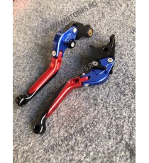 SET MANETE FRANA / AMBREIAJ - PRELUNGITE RABATABILE , pentru 3 sau 4 degete Yamaha Honda Suzuki Dugati KTM BMW MG3DV MG3DV  M...