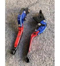 SET MANETE FRANA / AMBREIAJ - PRELUNGITE RABATABILE , pentru 3 sau 4 degete Yamaha Honda Suzuki Dugati KTM BMW MG3DV MG3DV  M...