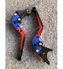 SET MANETE FRANA / AMBREIAJ - PRELUNGITE RABATABILE , pentru 3 sau 4 degete Yamaha Honda Suzuki Dugati KTM BMW MG3DV MG3DV  M...