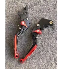 SET MANETE FRANA / AMBREIAJ - PRELUNGITE RABATABILE , pentru 3 sau 4 degete Yamaha Honda Suzuki Dugati KTM BMW 5HFXR 5HFXR  M...