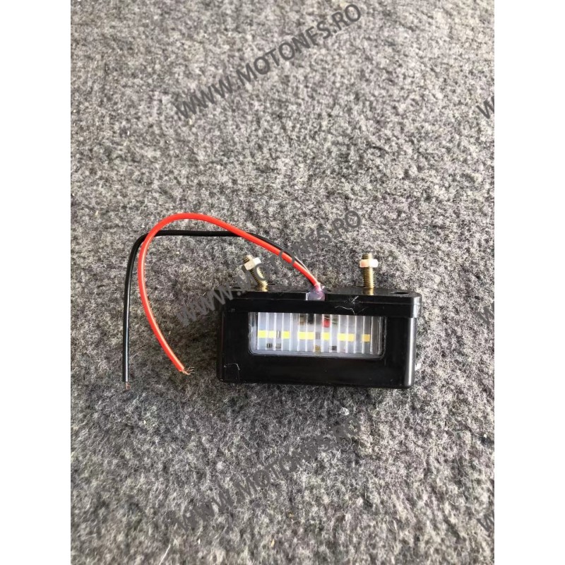 Led-uri numar / distant intre suruburi 40mm-50mm/ luminare numar / motocicleta / scuter / atv / universal Omologat ( E4) IQC3...