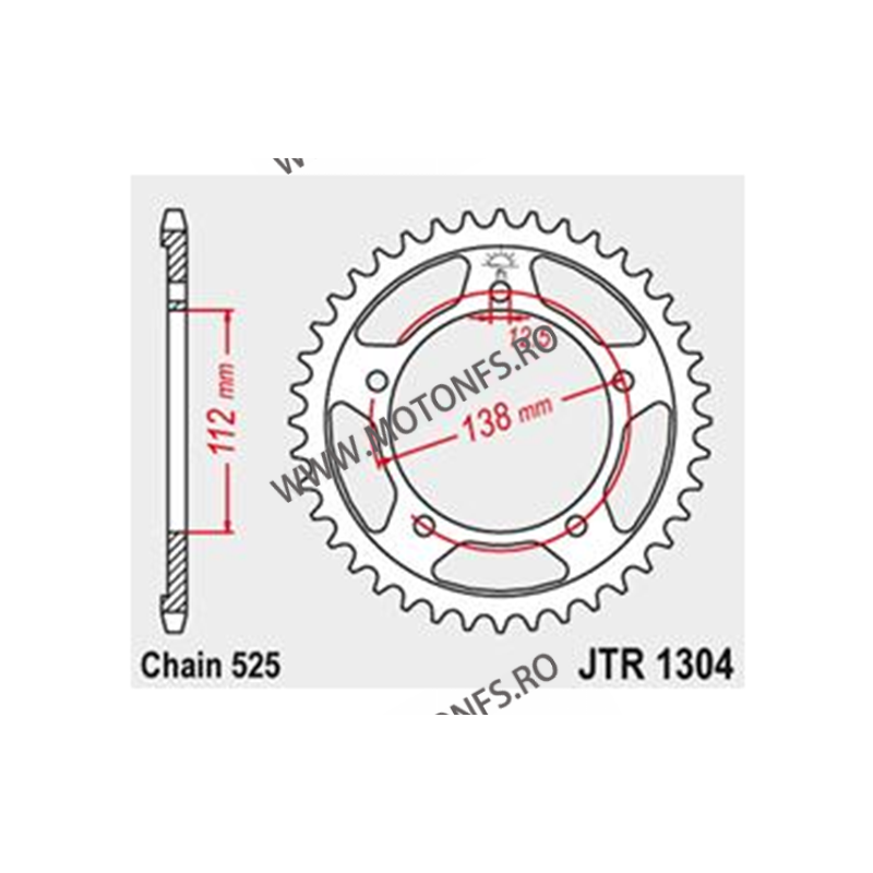 ESJOT - Foaie (spate) 50-29016, 47 dinti - XL1000V Varadero 111-554-47  ESJOT Foi spate 112,00 lei 112,00 lei 94,12 lei 94,12...