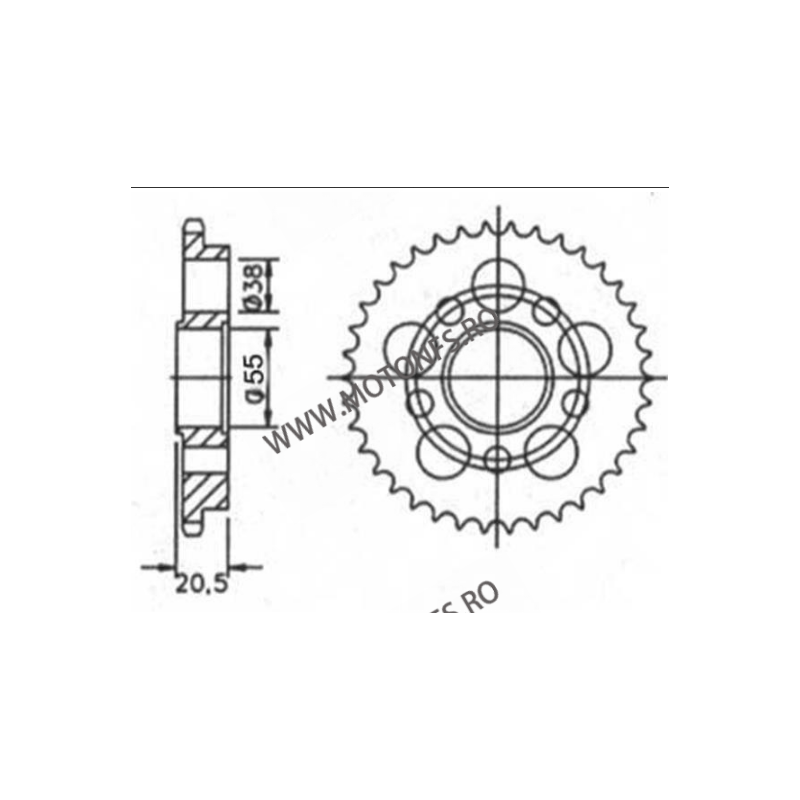 ESJOT - Foaie (spate) 50-29020, 39 dinti - Ducati Einarmschwinge 115-504-39  ESJOT Foi spate 340,00 lei 340,00 lei 285,71 lei...