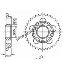 ESJOT - Foaie (spate) 50-29020, 42 dinti - Ducati Einarmschwinge 115-504-42  ESJOT Foi spate 359,00 lei 359,00 lei 301,68 lei...