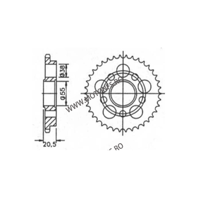 ESJOT - Foaie (spate) 50-29020, 42 dinti - Ducati Einarmschwinge 115-504-42  ESJOT Foi spate 359,00 lei 359,00 lei 301,68 lei...