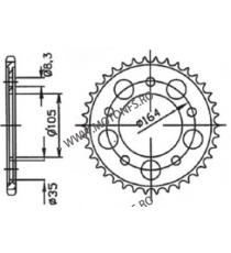 ESJOT - Foaie (spate) 50-29040, 47 dinti - APRILIA 850 SRV 2012-2018 115-559-47  ESJOT Foi spate 199,00 lei 199,00 lei 167,23...