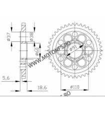 ESJOT - Foaie (spate) 50-29048, 39 dinti - Ducati Panigale 1199/1299 115-508-39  ESJOT Foi spate 359,00 lei 359,00 lei 301,68...