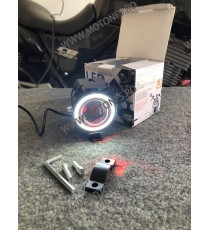 125W 12V Motocicleta faruri 3000LM moto reflectorul U7 LED-uri de conducere de ceață Spot Head Light Lampă decorative D1101  ...