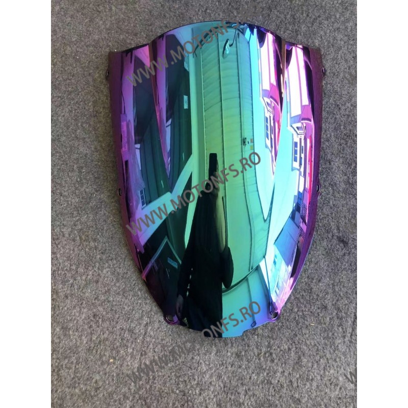 ZX6R ZX636 2000 2001 2002 Parbriz Double Bubble Iridium KawasakiTLG0I
