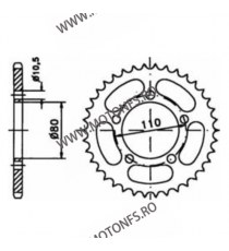 ESJOT - Foaie (spate) 50-32008, 36 dinti - CB400N-D Kette520 5-Loch 111-451-36 ESJOT PINIOANE ESJOT Foi spate 98,00 lei 98,00...