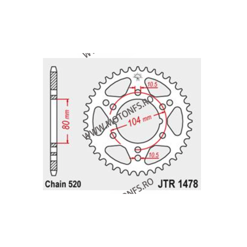 ESJOT - Foaie (spate) 50-32009, 46 dinti - Versys650/ER6f/ER6n 2006- 114-463-46 ESJOT PINIOANE ESJOT Foi spate 112,00 lei 112...