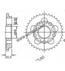 ESJOT - Foaie (spate) 50-32075, 38 dinti - Ducati Einarmschwinge 115-404-38  ESJOT Foi spate 350,00 lei 350,00 lei 294,12 lei...