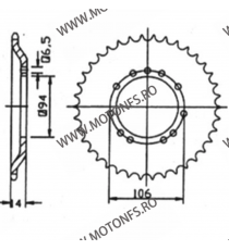 ESJOT - Foaie (spate) 50008, 44 dinti - KTM SX50 115-103-44  ESJOT Foi spate 78,00 lei 78,00 lei 65,55 lei 65,55 lei