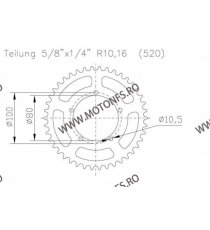 ESJOT - Foaie (spate) Aluminiu 51-32124, 45 dinti - BMW S1000RR Racing Felge 110-458-45  ESJOT Foi spate 156,00 lei 156,00 le...