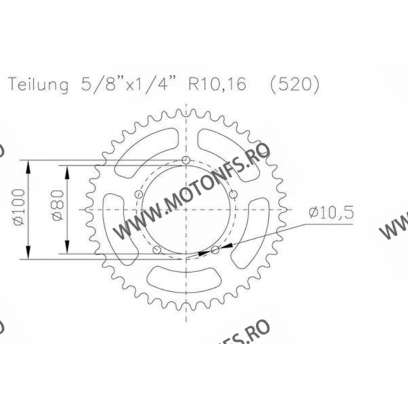 ESJOT - Foaie (spate) Aluminiu 51-32124, 45 dinti - BMW S1000RR Racing Felge 110-458-45  ESJOT Foi spate 156,00 lei 156,00 le...