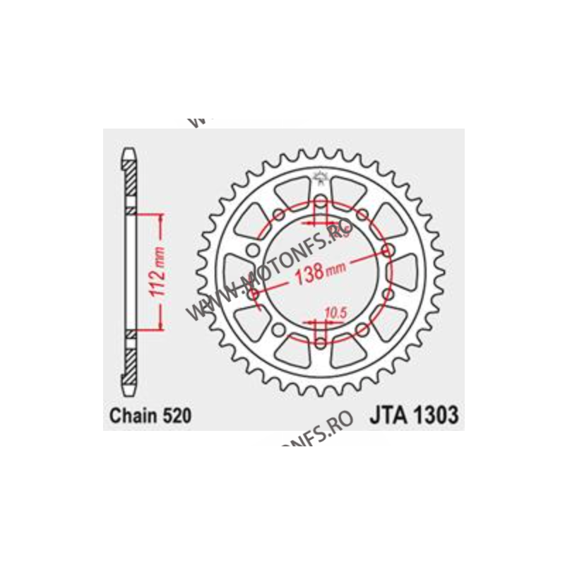 JT - Foaie (spate) Aluminiu JTA1872, 41 dinti - YZF-R1 2015- 110-454-41  JT Foi Spate 151,00 lei 151,00 lei 126,89 lei 126,89...