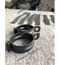 52mm-60mm Set 2Buc Suport Prindere Furca Semnalizare Motocicleta ATV Scuter Negru Aluminiu 0TX7C R-078  Suporti Semnalizare &...