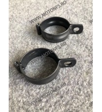 52mm-60mm Set 2Buc Suport Prindere Furca Semnalizare Motocicleta ATV Scuter Negru Aluminiu 0TX7C R-078  Suporti Semnalizare &...