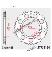 JT - Foaie (spate) JTR1134, 48 dinti - XT125X 2005-	2012 115-301-48 / 727.29.90  JT Foi Spate 125,00 lei 125,00 lei 105,04 le...