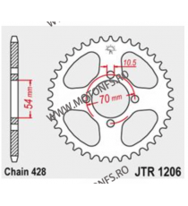 JT - Foaie (spate) JTR1206, 42 dinti - CBR125R 2004-2010 111-347-42 j  / 727.84.27  JT Foi Spate 93,00 lei 93,00 lei 78,15 le...