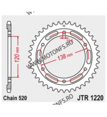 JT - Foaie (spate) JTR1220, 36 dinti - CB300F/CBR300R 2014- 111-460-36 / 727.1220-36  JT Foi Spate 132,00 lei 132,00 lei 110,...