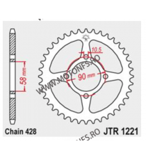 JT - Foaie (spate) JTR1221, 44 dinti - CBR125 2011- 2017 111-349-44  / 727.1221-44  JT Foi Spate 112,00 lei 112,00 lei 94,12 ...