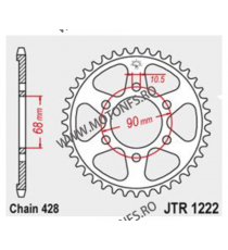 JT - Foaie (spate) JTR1222, 47 dinti - CB 125 R 2018- 111-366-47 / 727.1222-47  JT Foi Spate 104,00 lei 104,00 lei 87,39 lei ...