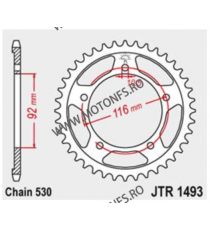 JT - Foaie (spate) JTR1493, 41 dinti - ZZR1400 2006-2011 114-651-41 / 727.46.08  JT Foi Spate 166,00 lei 166,00 lei 139,50 le...