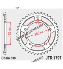 JT - Foaie (spate) JTR1797, 41 dinti - GSX1400 2001 - 2007 113-653-41 / 727.67.28  JT Foi Spate 167,00 lei 167,00 lei 140,34 ...