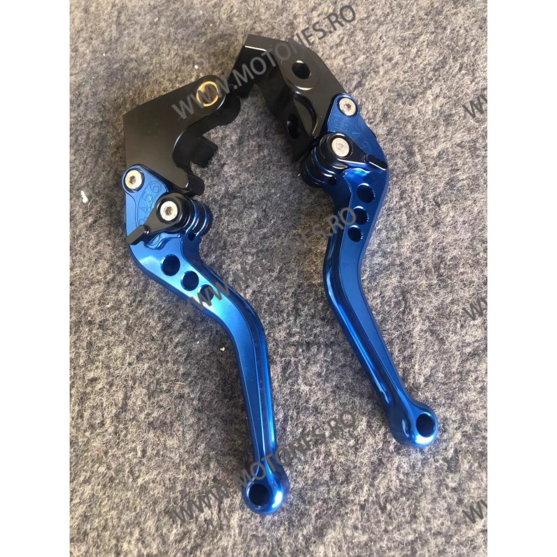 YZF R6 R1 2004-2016 Yamaha Manete Scurte Ambreiaj Frana Classic Albastru Cu Cheieta Negre EW0RM MSAL-R104/Y688  R6 2006-2007 ...