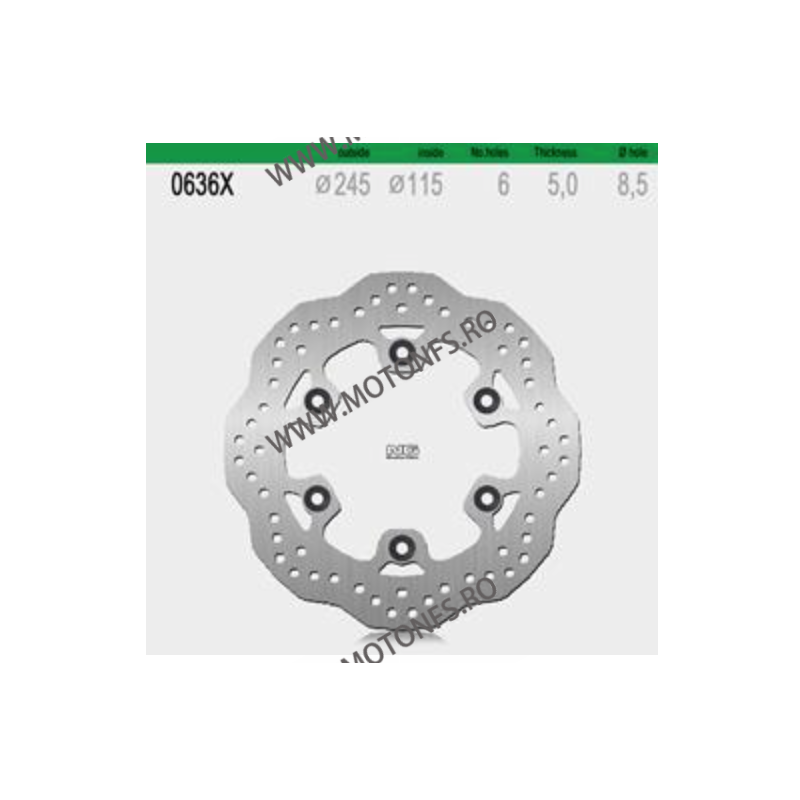 NG - Disc frana (spate) NG636X - DUCATI / YAMAHA 510-0636X NG BRAKE DISC NG Discuri Frana 462,00 lei 462,00 lei 388,24 lei 38...