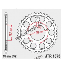 JT - Foaie (spate) JTR1873, 48 dinti - YAMAHA	600	YZF600 R6	1999 - 2002 112-752-48 / 727.60.41  JT Foi Spate 216,00 lei 216,0...