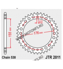 JT - Foaie (spate) JTR2011, 43 dinti - Triumph SpdTrp/Dayt/Sprint 115-666-43 / 727.01.68  JT Foi Spate 175,00 lei 175,00 lei ...