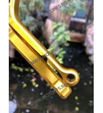 HONDA	CBR929RR 2000-2001 Manete Lungi Ambreiaj Frana Classic Auriu Cu Cheieta Negru I25YH MLAU-F29/H626  Manete CNC Dedicat H...