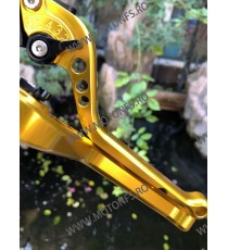 HONDA	CBR929RR 2000-2001 Manete Lungi Ambreiaj Frana Classic Auriu Cu Cheieta Negru I25YH MLAU-F29/H626  Manete CNC Dedicat H...