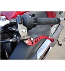 HONDA	CBR929RR 2000-2001 Manete Lungi Ambreiaj Frana Classic Auriu Cu Cheieta Negru I25YH MLAU-F29/H626  Manete CNC Dedicat H...