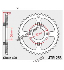JT - Foaie (spate) JTR256, 43 dinti - Honda CY50 (int. 50mm) SS 50 XL50 1977-1984 111-201-43  JT Foi Spate 93,00 lei 93,00 le...