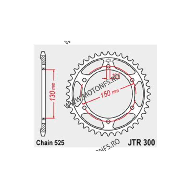 JT - Foaie (spate) JTR300, 39 dinti - Yamaha TRX850	1996 - 1999 112-567-39  JT Foi Spate 112,00 lei 112,00 lei 94,12 lei 94,1...