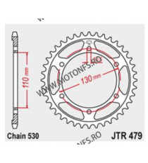 JT - Foaie (spate) JTR479, 38 dinti - Yamaha XJR1300	2007 - 2016 115-667-38  JT Foi Spate 141,00 lei 141,00 lei 118,49 lei 11...