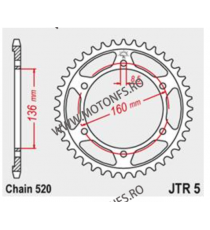 JT - Foaie (spate) JTR5, 40 dinti - BMW G 310GS / G 310R 2016-2021 115-463-40  JT Foi Spate 112,00 lei 112,00 lei 94,12 lei 9...