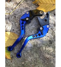GS 500 F/E 1989-2006 Gsf 600 Bandit /S 1995-2004 GSX750 1998-2001 Suzuki Manete Scurte Ambreiaj Frana Classic Albastru MSALBT...