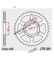 JT - Foaie (spate) JTR501, 33 dinti - Z750 E Z750 GP Z750 H LTD Z750 L Z750 L Z1000 Z1000 Z1R 1000 114-863-33  JT Foi Spate 1...