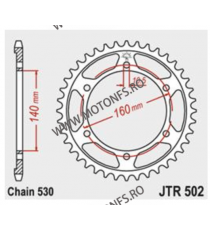 JT - Foaie (spate) JTR502, 45 dinti - GPZ/ZRX/ZZR1100/Zephyr1100 114-671-45  JT Foi Spate 151,00 lei 151,00 lei 126,89 lei 12...